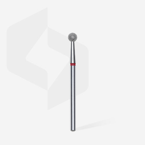STALEKS Punta diamantata a sfera, rosso, diametro punta 4 mm