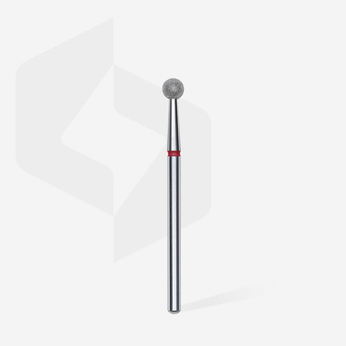 STALEKS Punta diamantata a sfera, rosso, diametro punta 4 mm