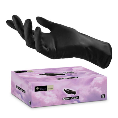 GUANTI NITRILE BLACK 100pcs